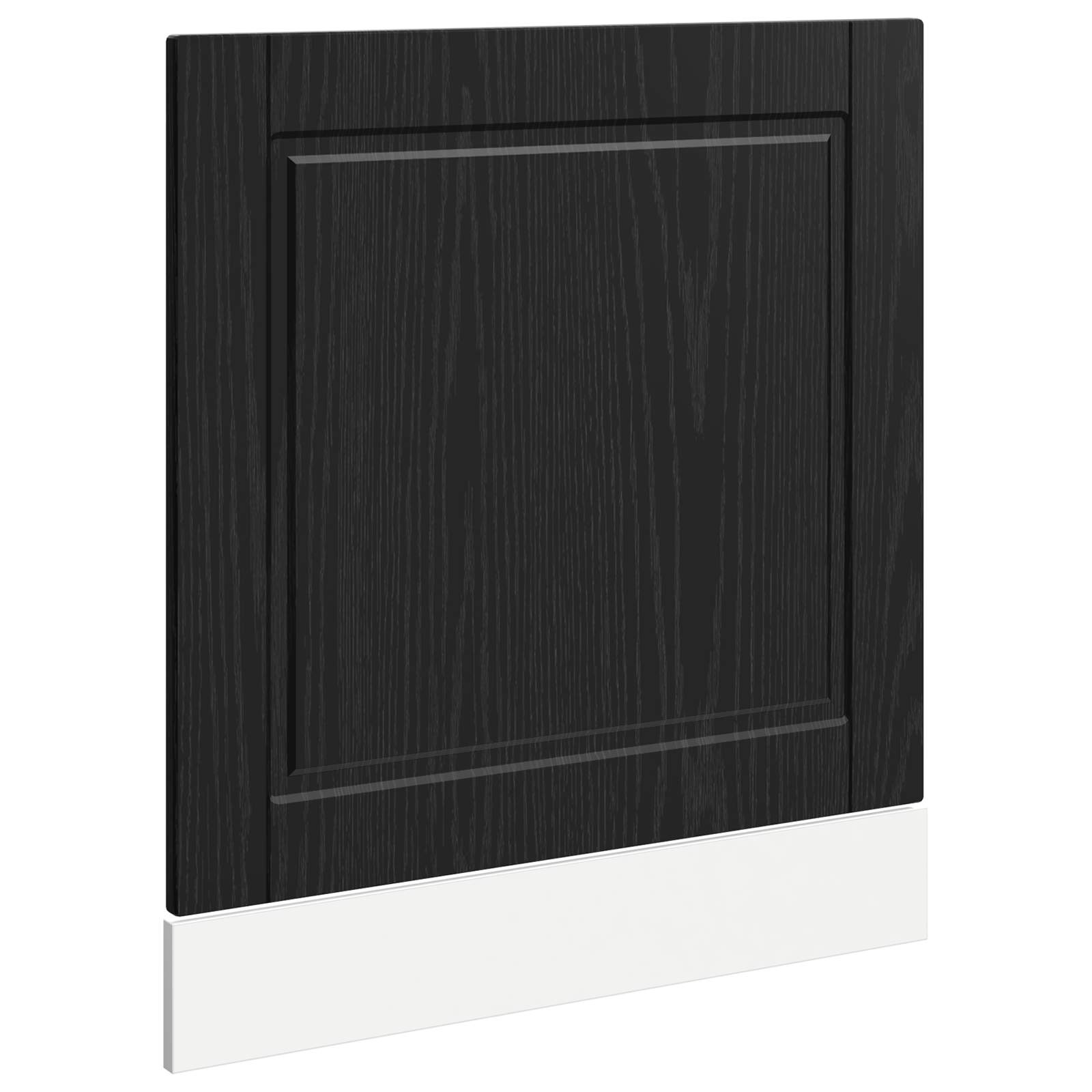 Kjøkkenskap Svart Eik 60 x 1,5 x 67 cm Konstruert tre vidaXL