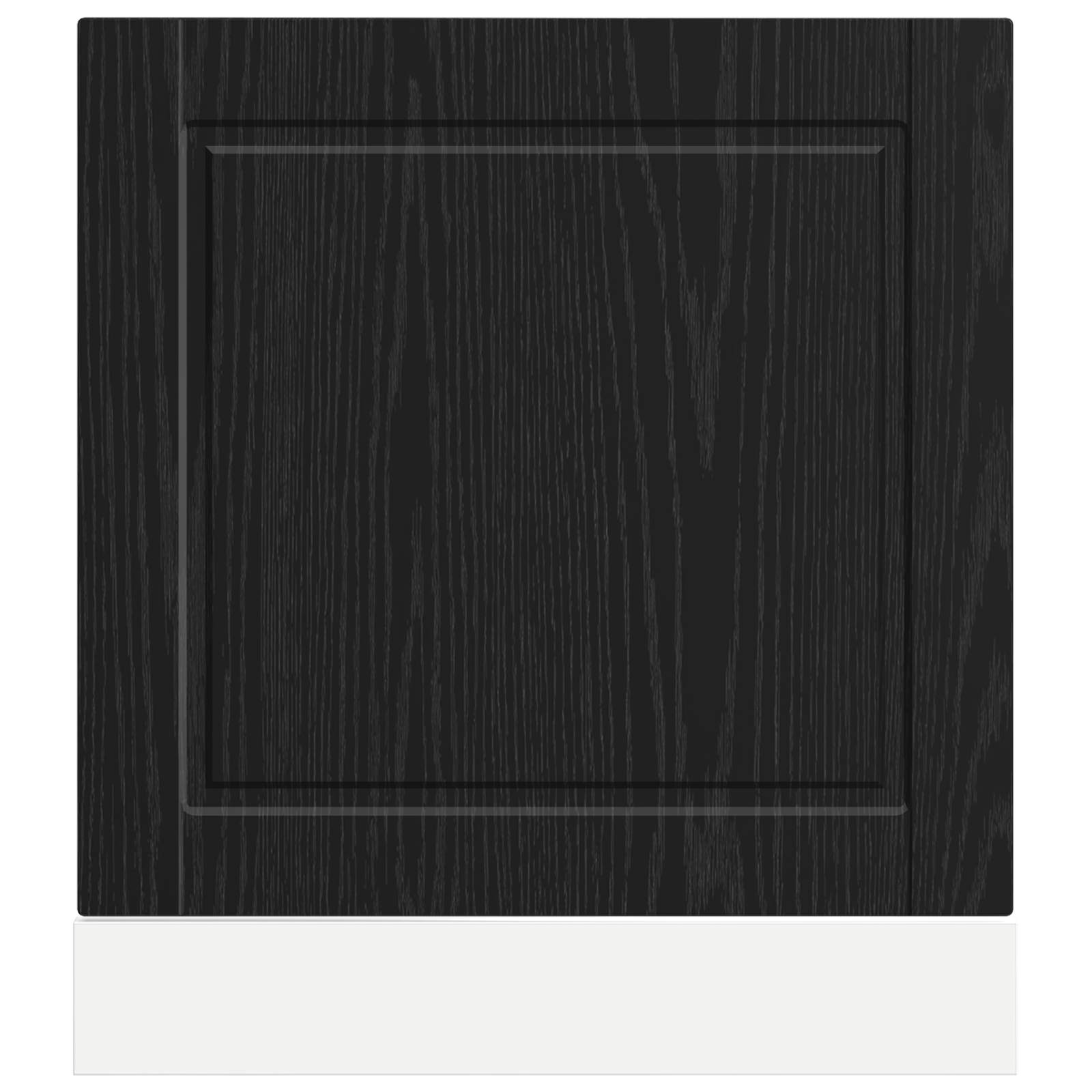 Kjøkkenskap Svart Eik 60 x 1,5 x 67 cm Konstruert tre vidaXL