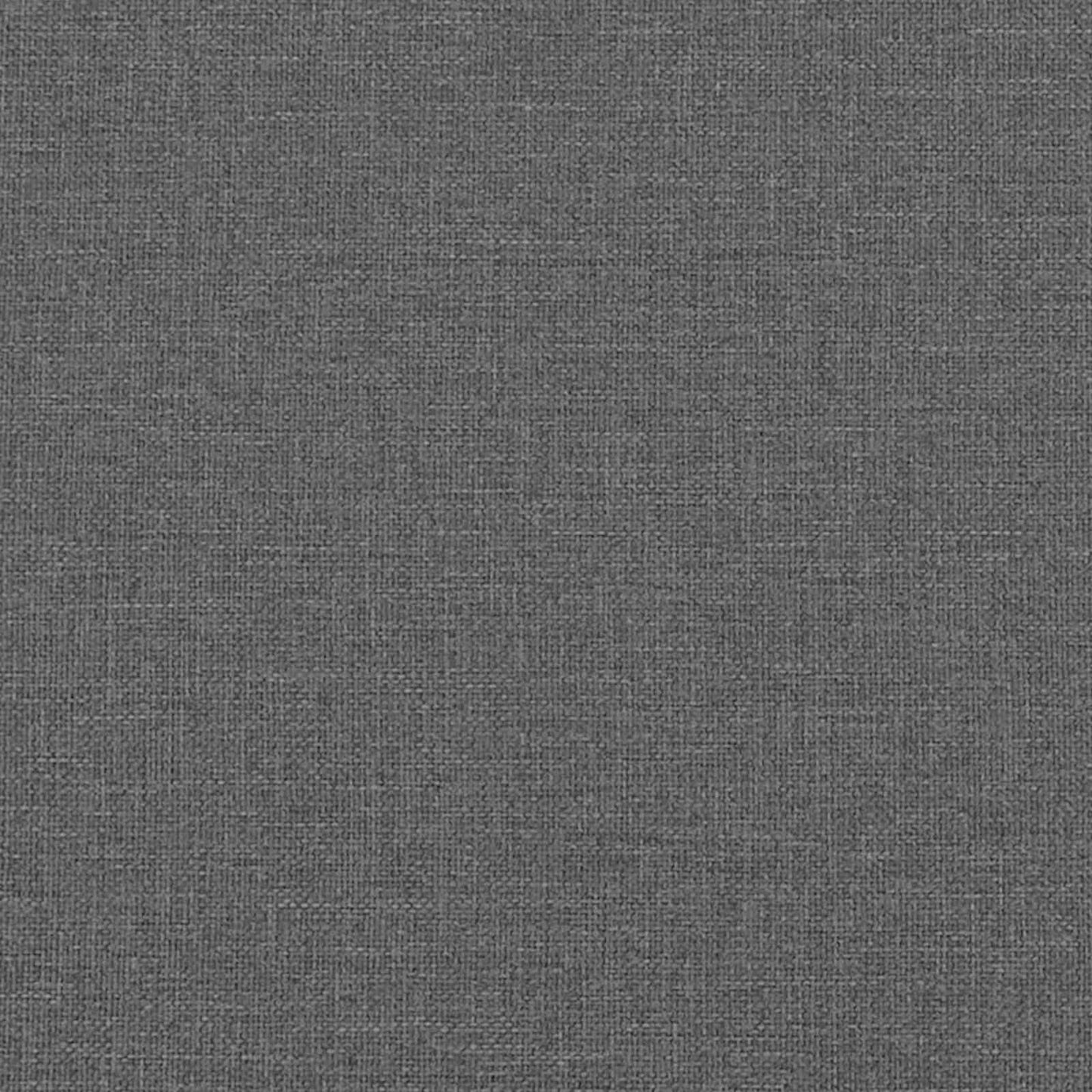 Sengestamme med hodegjerde Mørkegrå 180 x 200 cm Stoff