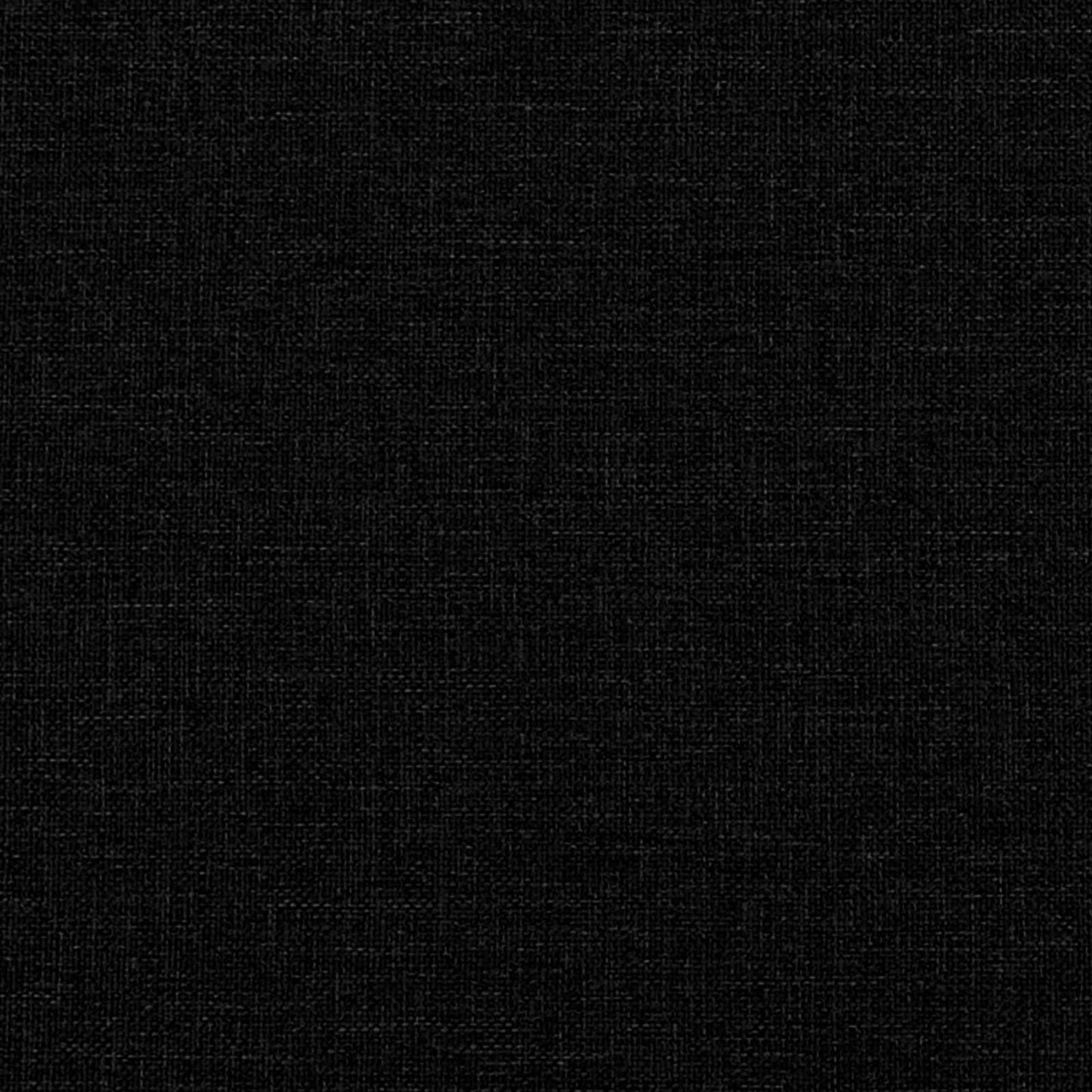Sengestamme med hodegjerde Svart 180 x 200 cm Stoff