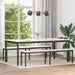 Spisebord Hvit 200 x 100 x 75 cm Massiv furu