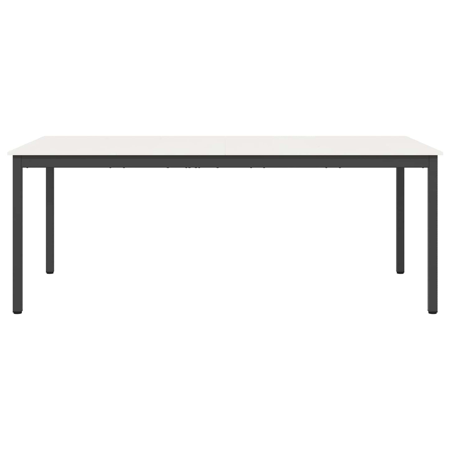 Spisebord Hvit 200 x 100 x 75 cm Massiv furu