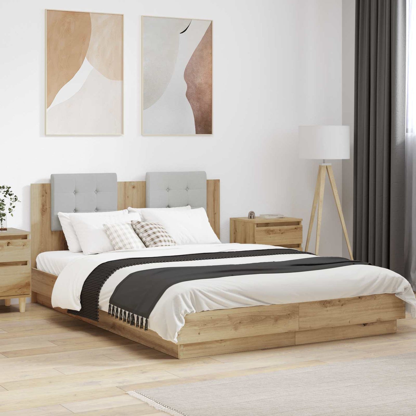 Sengestamme med hodegatt Artisan Eik 160 x 200 cm