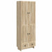 Skapsett 2 pcs Sonoma eik 66 x 34,5 x 95 cm Konstruert tre
