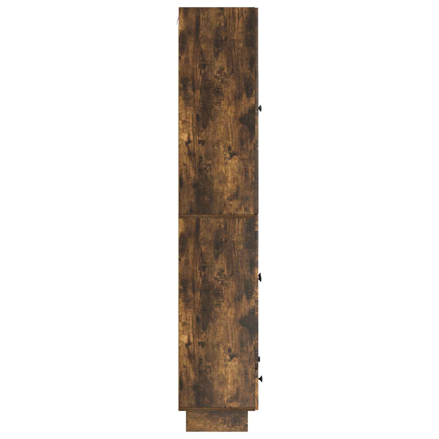 Skapsett 2 pcs Røkt Eik 66 x 34,5 x 95 cm Konstruert tre