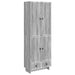 Skapsett 2 pcs Grå Sonoma 66 x 34,5 x 95 cm Konstruert tre