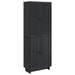 Skapsett 2 pcs Svart 66 x 34,5 x 90 cm Konstruert tre