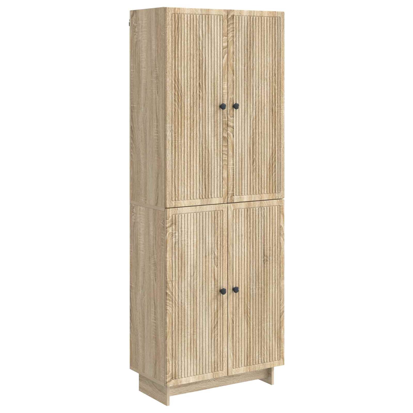 Skapsett 2 pcs Sonoma eik 66 x 34,5 x 90 cm Konstruert tre
