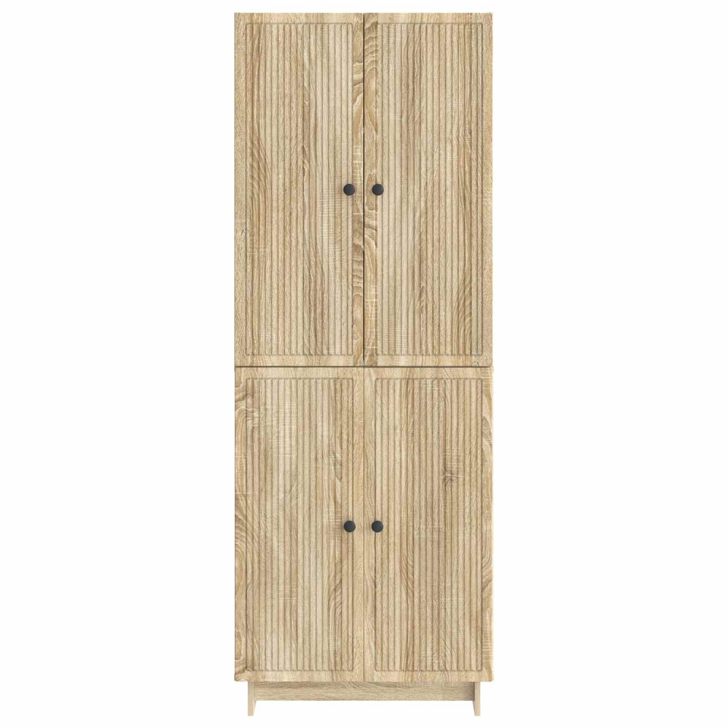 Skapsett 2 pcs Sonoma eik 66 x 34,5 x 90 cm Konstruert tre