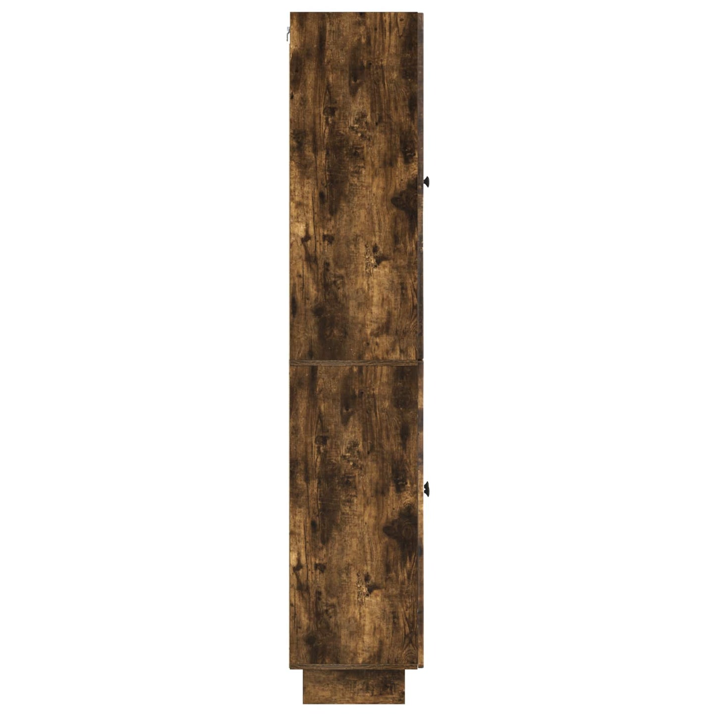 Skapsett 2 pcs Røkt Eik 66 x 34,5 x 90 cm Konstruert tre