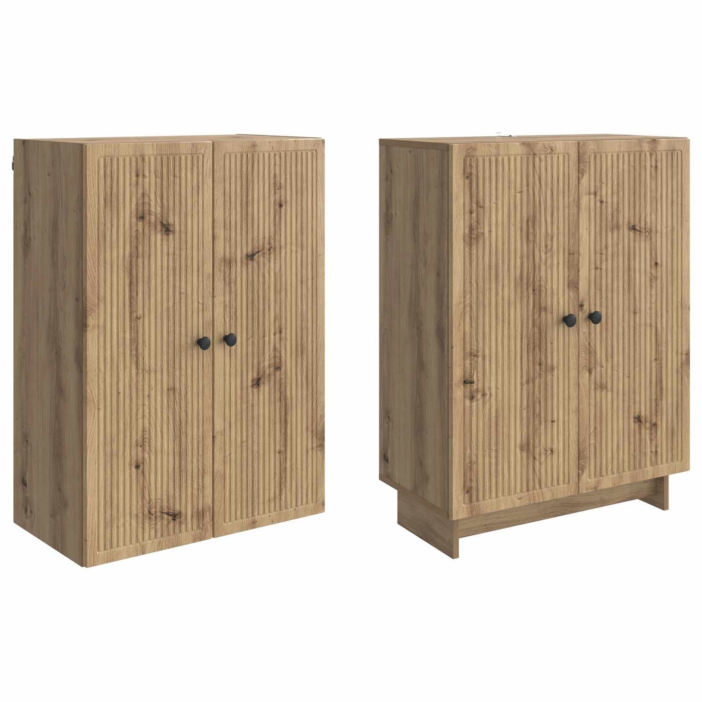 Skapsett 2 pcs Artisan eik 66 x 34,5 x 90 cm Konstruert tre
