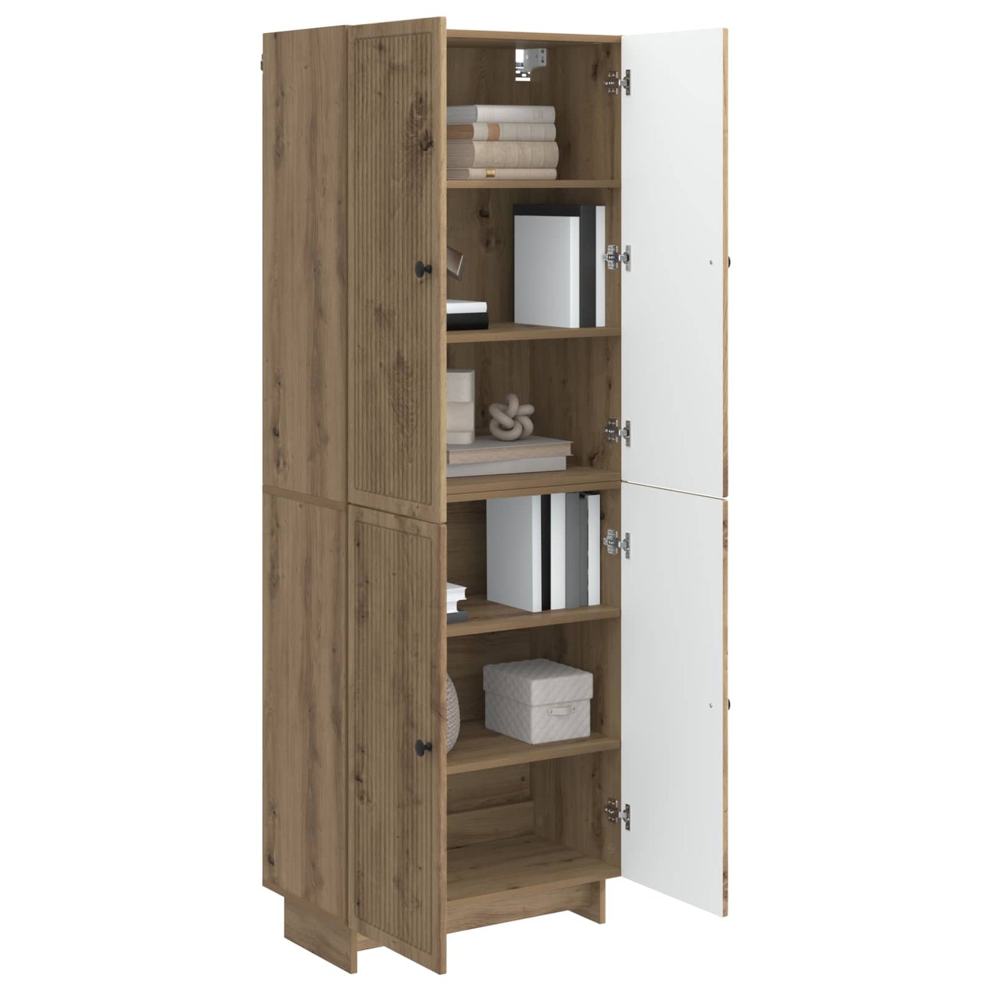 Skapsett 2 pcs Artisan eik 66 x 34,5 x 90 cm Konstruert tre