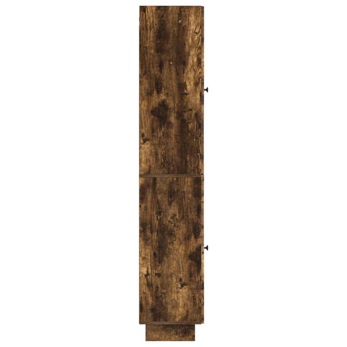 Skapsett 2 pcs Røkt Eik 34,5 x 33 x 90 cm Konstruert tre