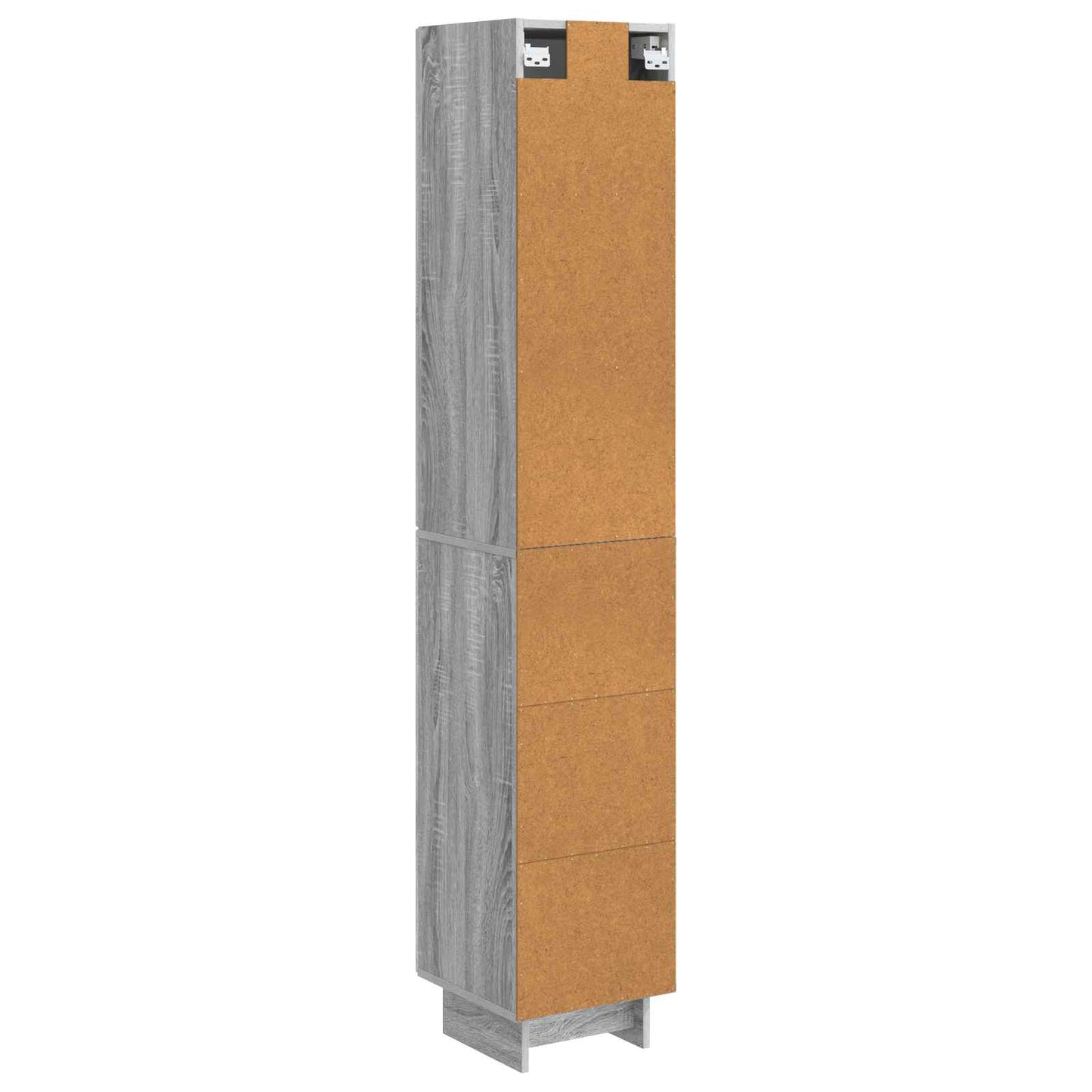 Skapsett 2 pcs Grå Sonoma 34,5 x 33 x 90 cm Konstruert tre