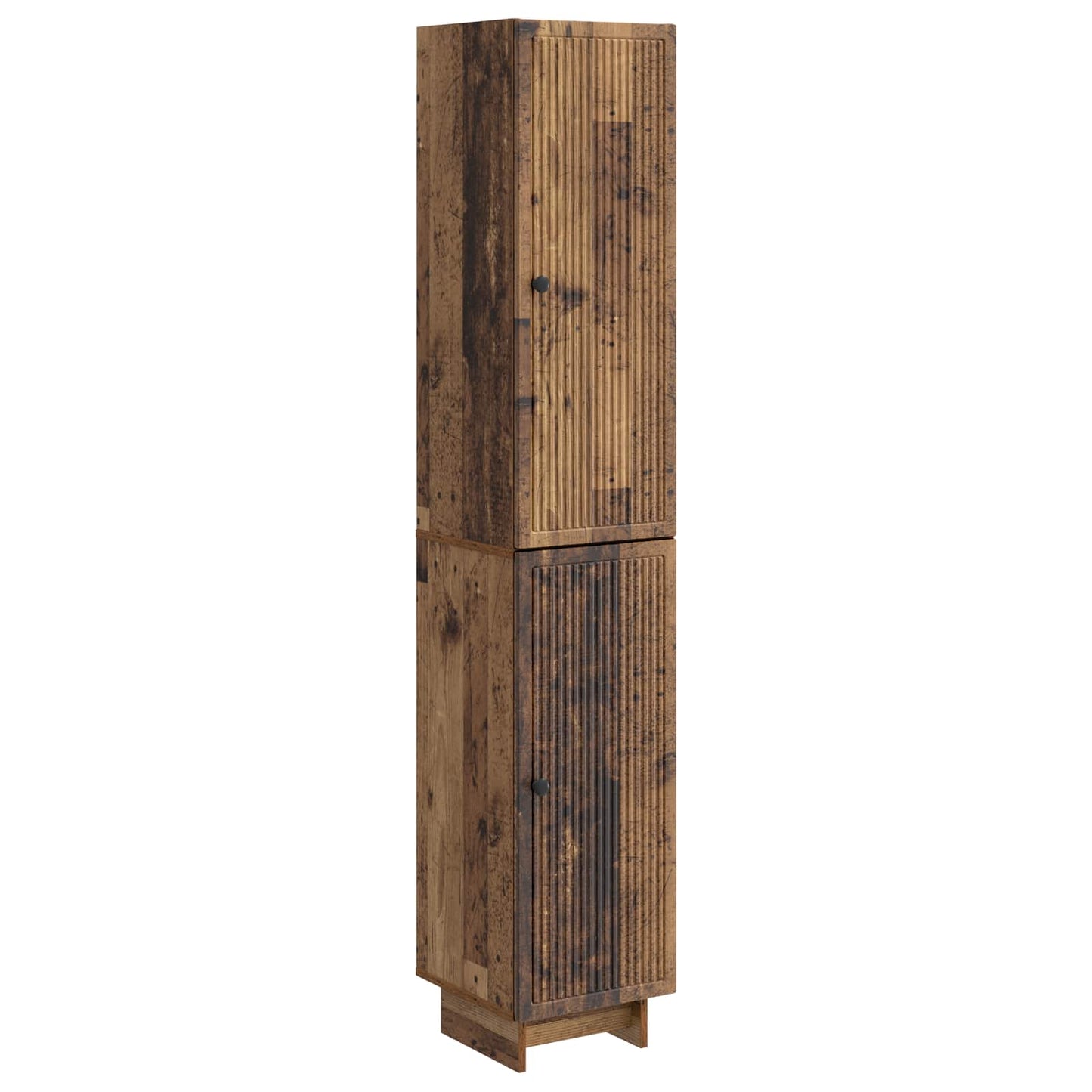 Skapsett 2 pcs Gammelt tre 34,5 x 33 x 90 cm Konstruert tre