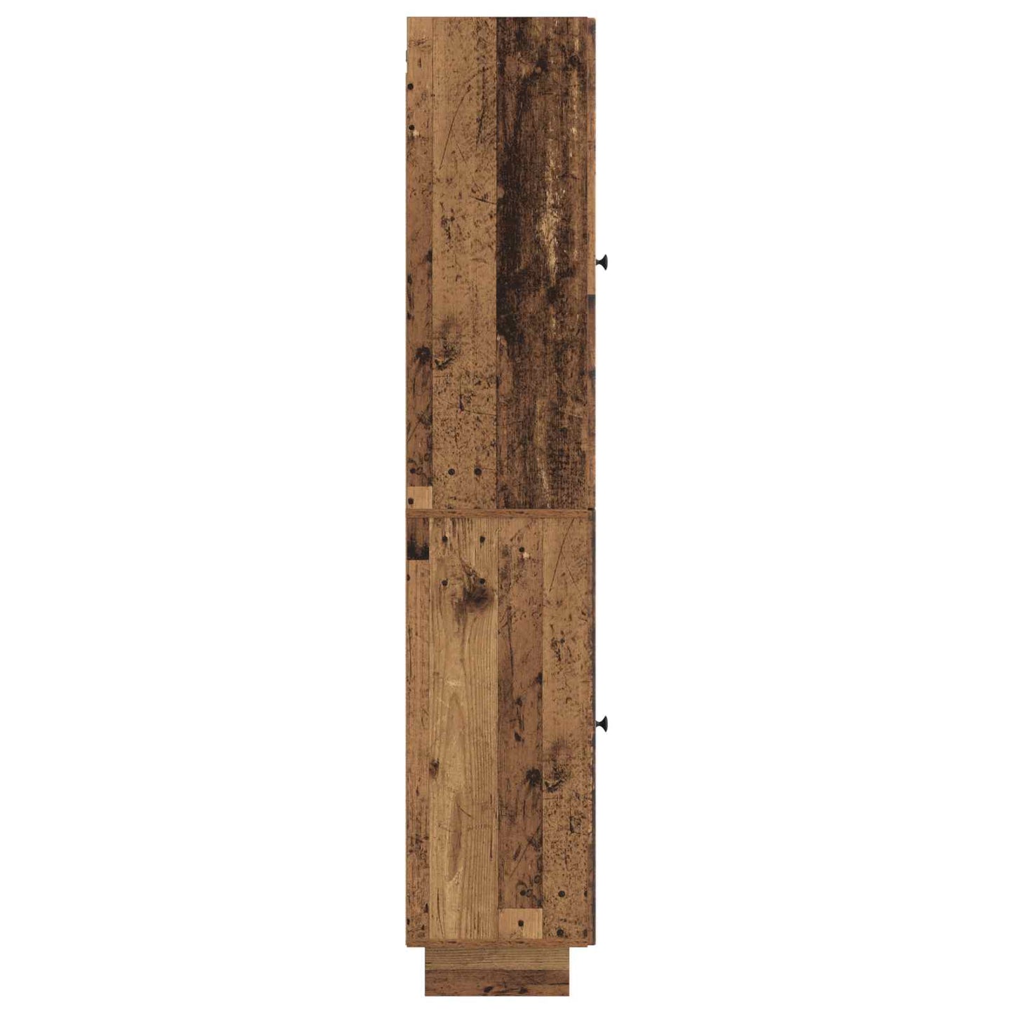 Skapsett 2 pcs Gammelt tre 34,5 x 33 x 90 cm Konstruert tre