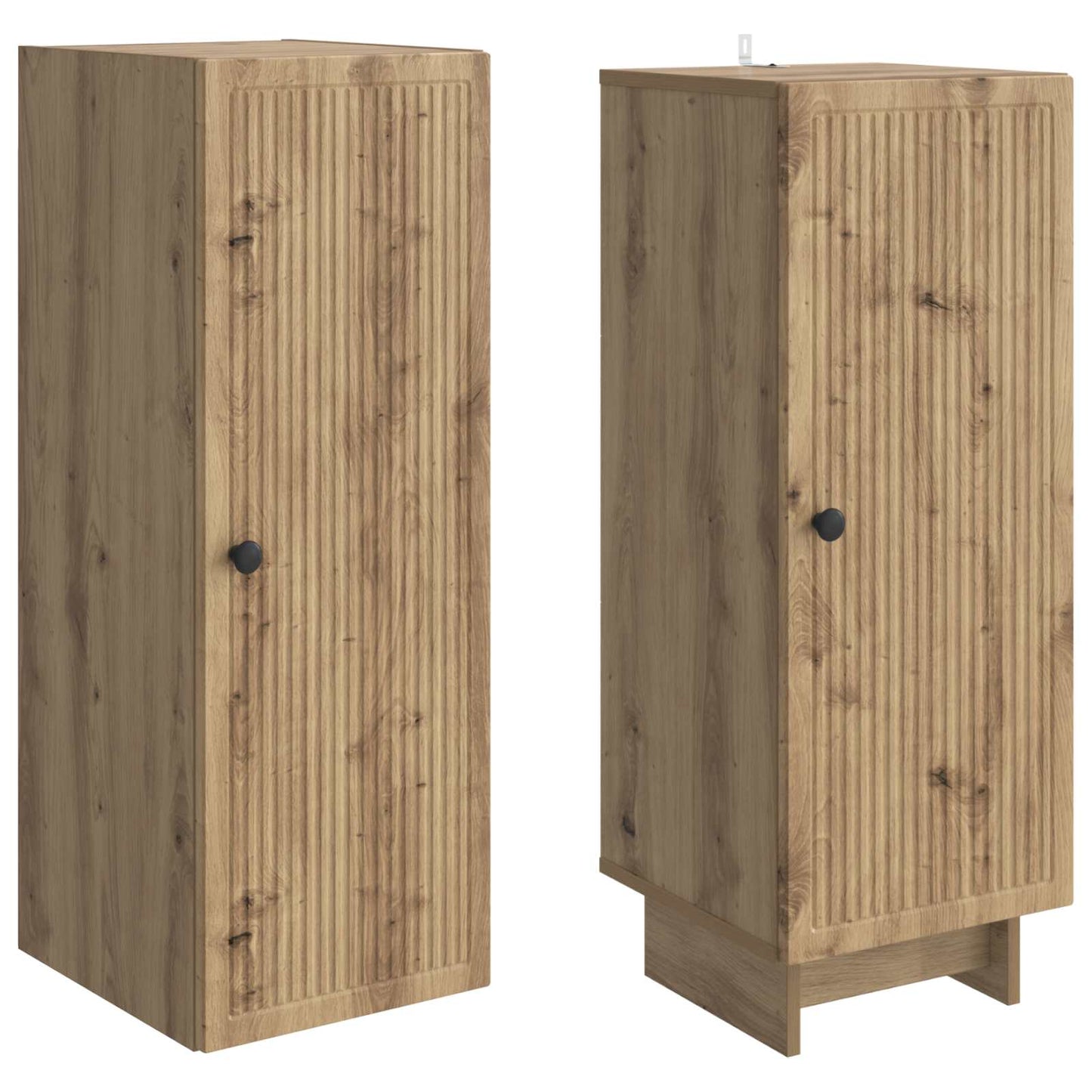 Skapsett 2 pcs Artisan eik 34,5 x 33 x 90 cm Konstruert tre