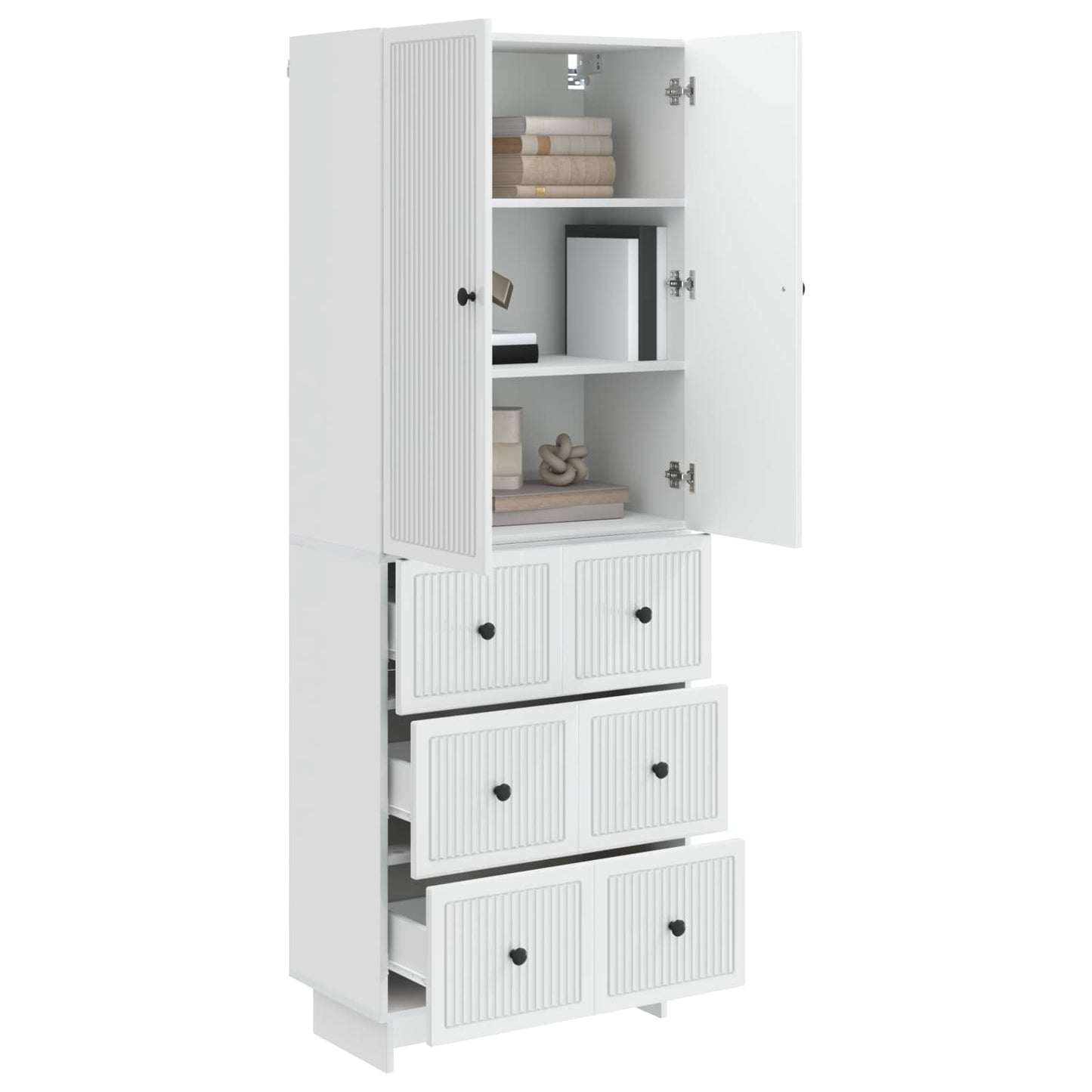 Skapsett 2 pcs 66 x 34,5 x 90 cm Konstruert tre