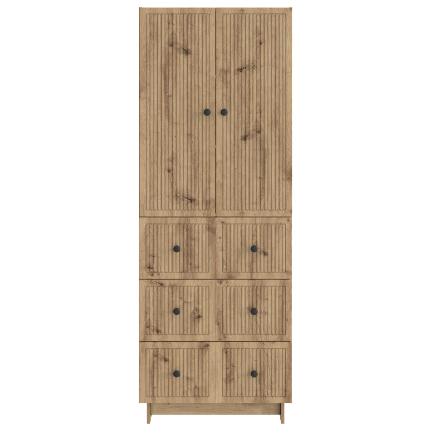 Skapsett 2 pcs 66 x 34,5 x 90 cm Konstruert tre