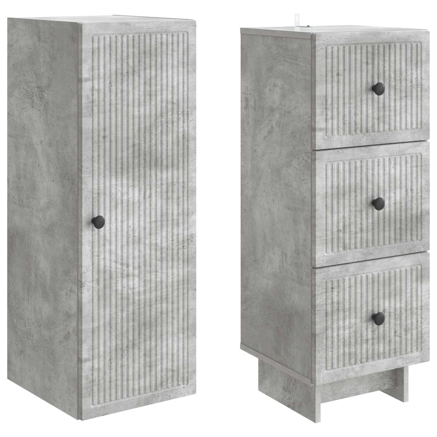 Skapsett 2 pcs 33 x 34,5 x 90 cm Konstruert tre