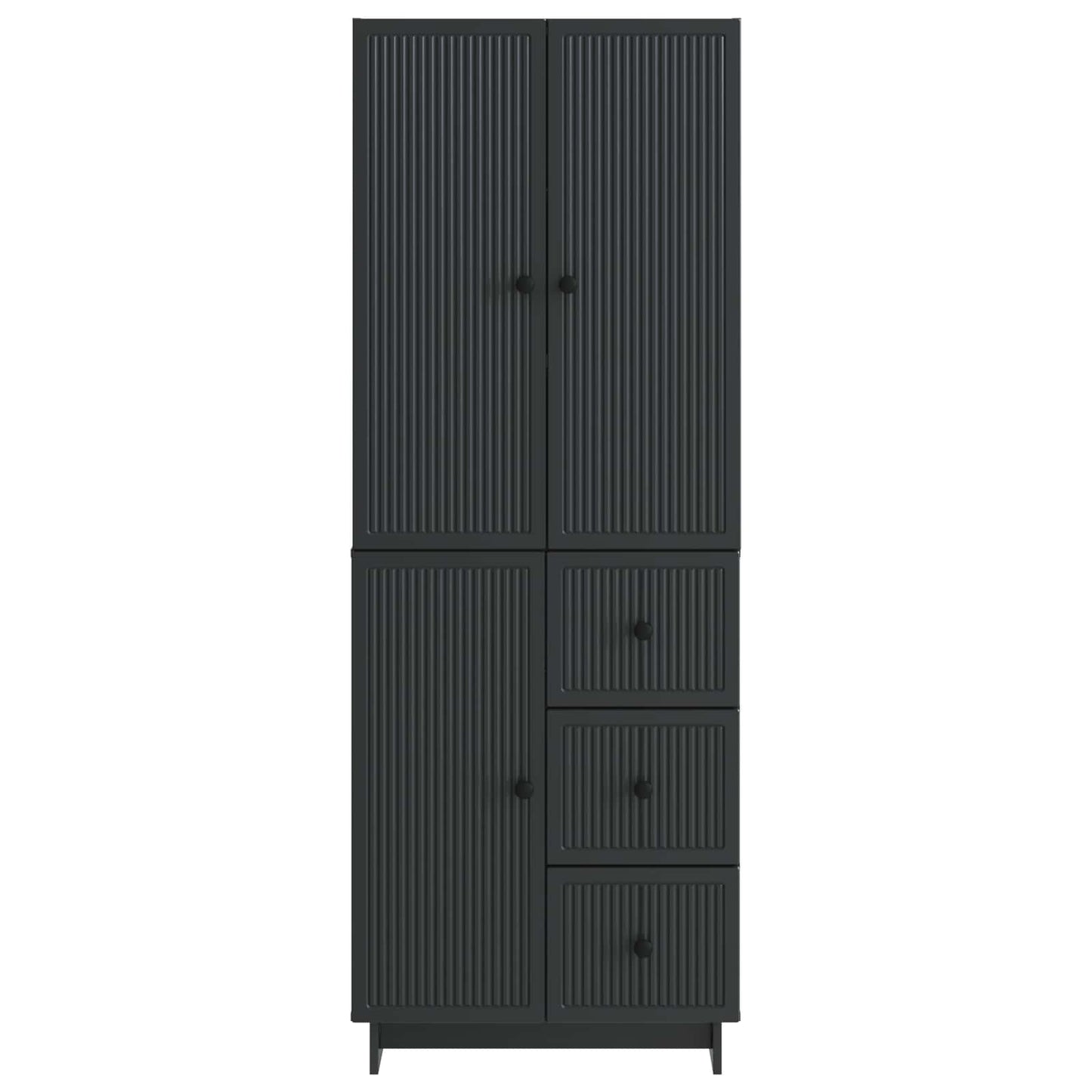 Skapsett 2 pcs 66 x 34,5 x 90 cm Konstruert tre