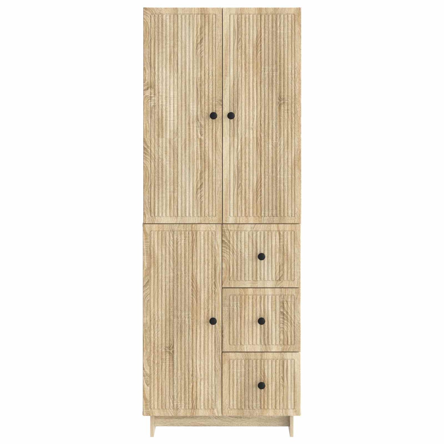 Skapsett 2 pcs 66 x 34,5 x 90 cm Konstruert tre