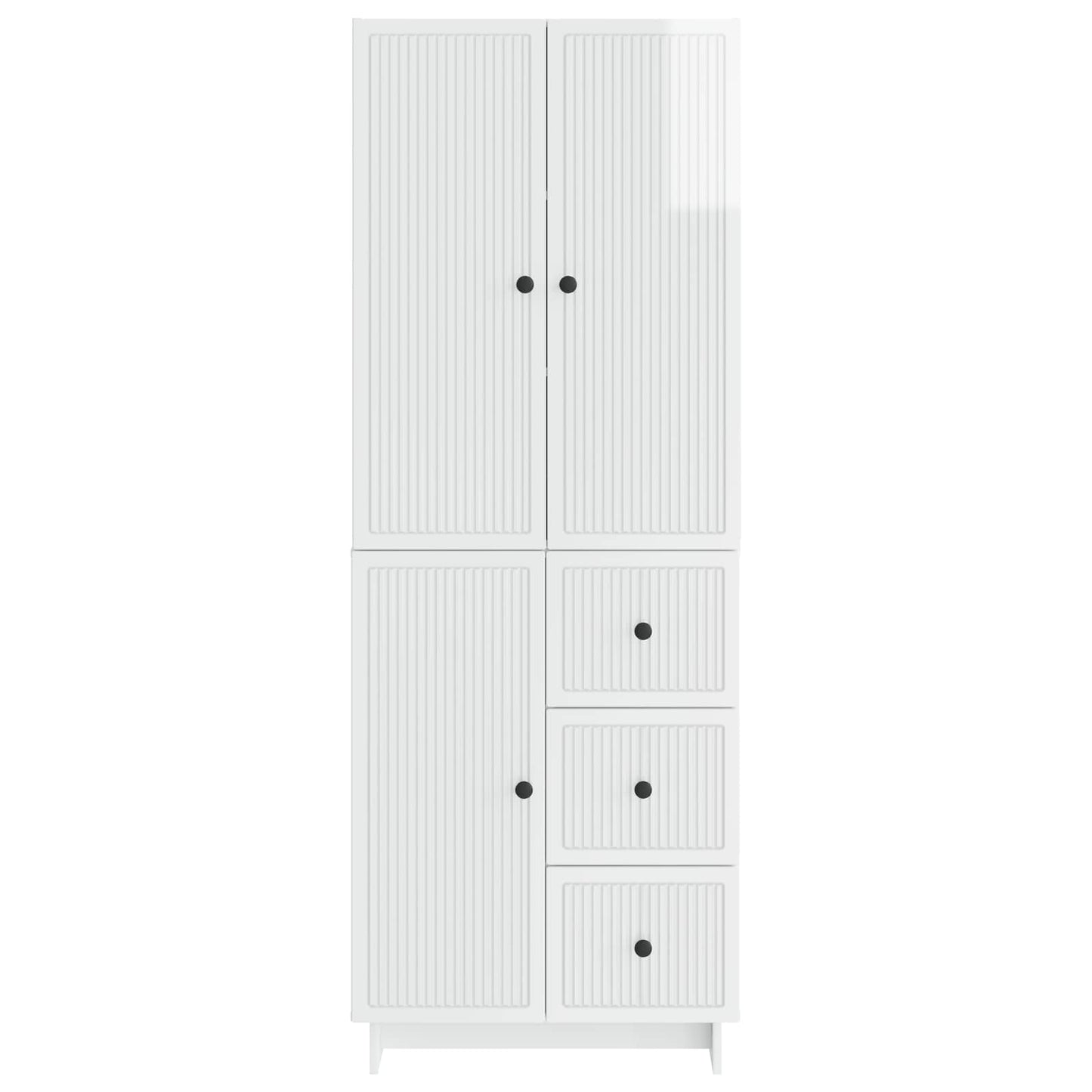 Skapsett 2 pcs 66 x 34,5 x 90 cm Konstruert tre