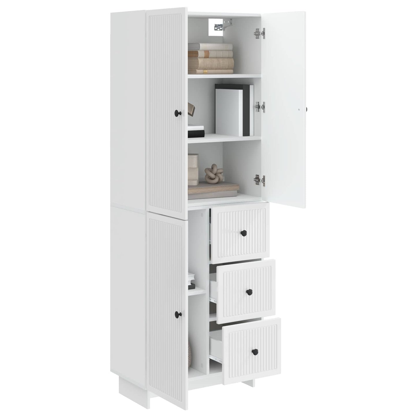 Skapsett 2 pcs 66 x 34,5 x 90 cm Konstruert tre