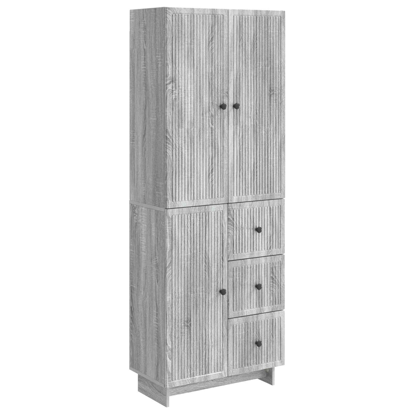 Skapsett 2 pcs 66 x 34,5 x 90 cm Konstruert tre