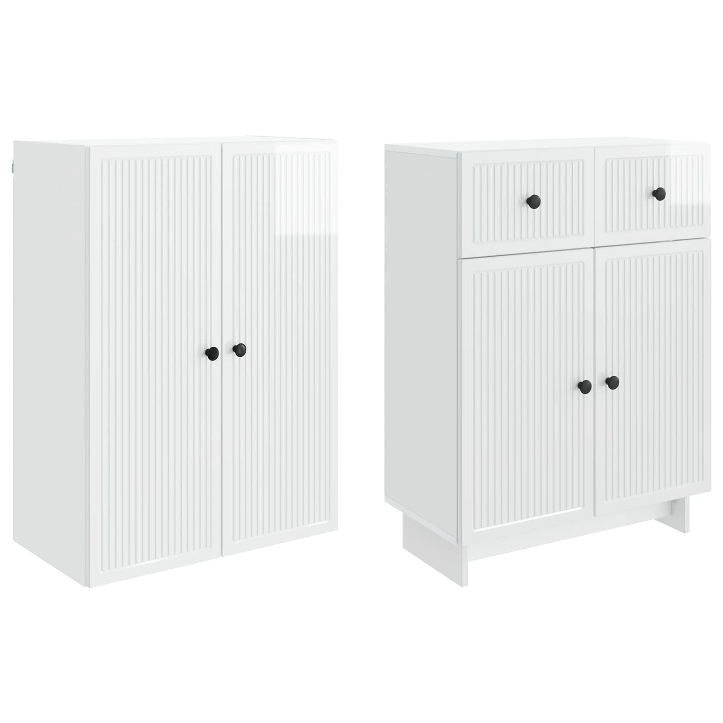 Skapsett 2 pcs 66 x 34,5 x 90 cm Konstruert tre