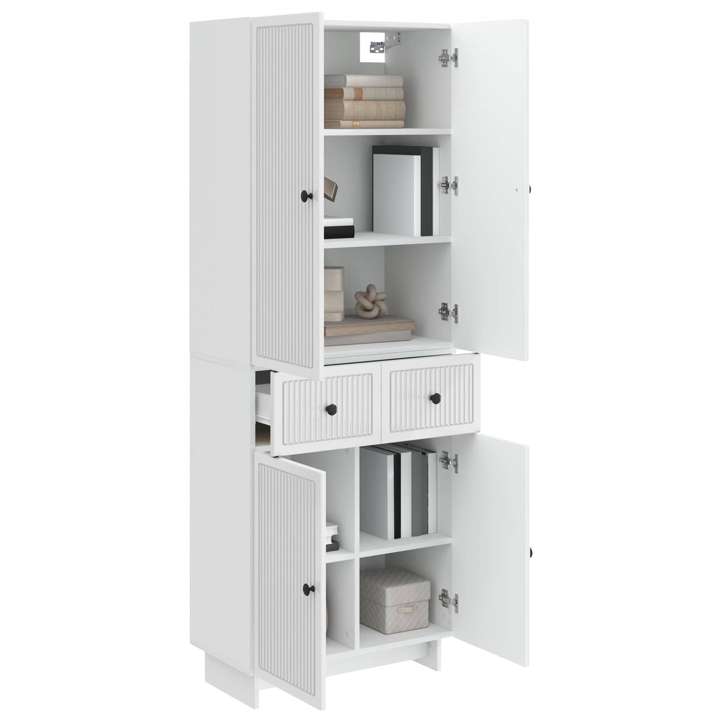 Skapsett 2 pcs 66 x 34,5 x 90 cm Konstruert tre