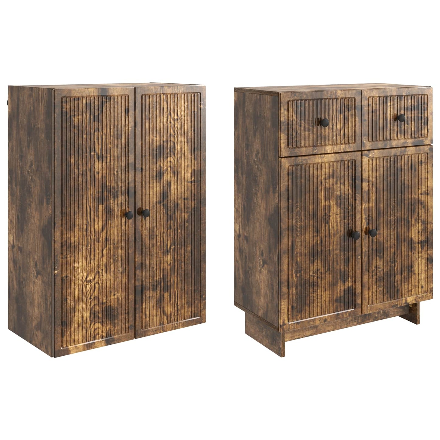 Skapsett 2 pcs 66 x 34,5 x 90 cm Konstruert tre