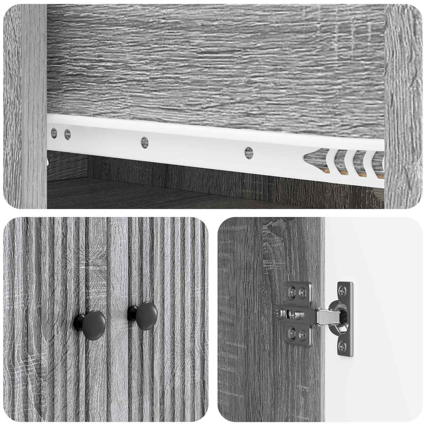 Skapsett 2 pcs 66 x 34,5 x 90 cm Konstruert tre