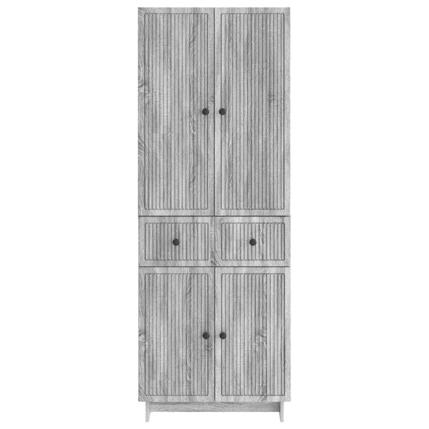 Skapsett 2 pcs 66 x 34,5 x 90 cm Konstruert tre