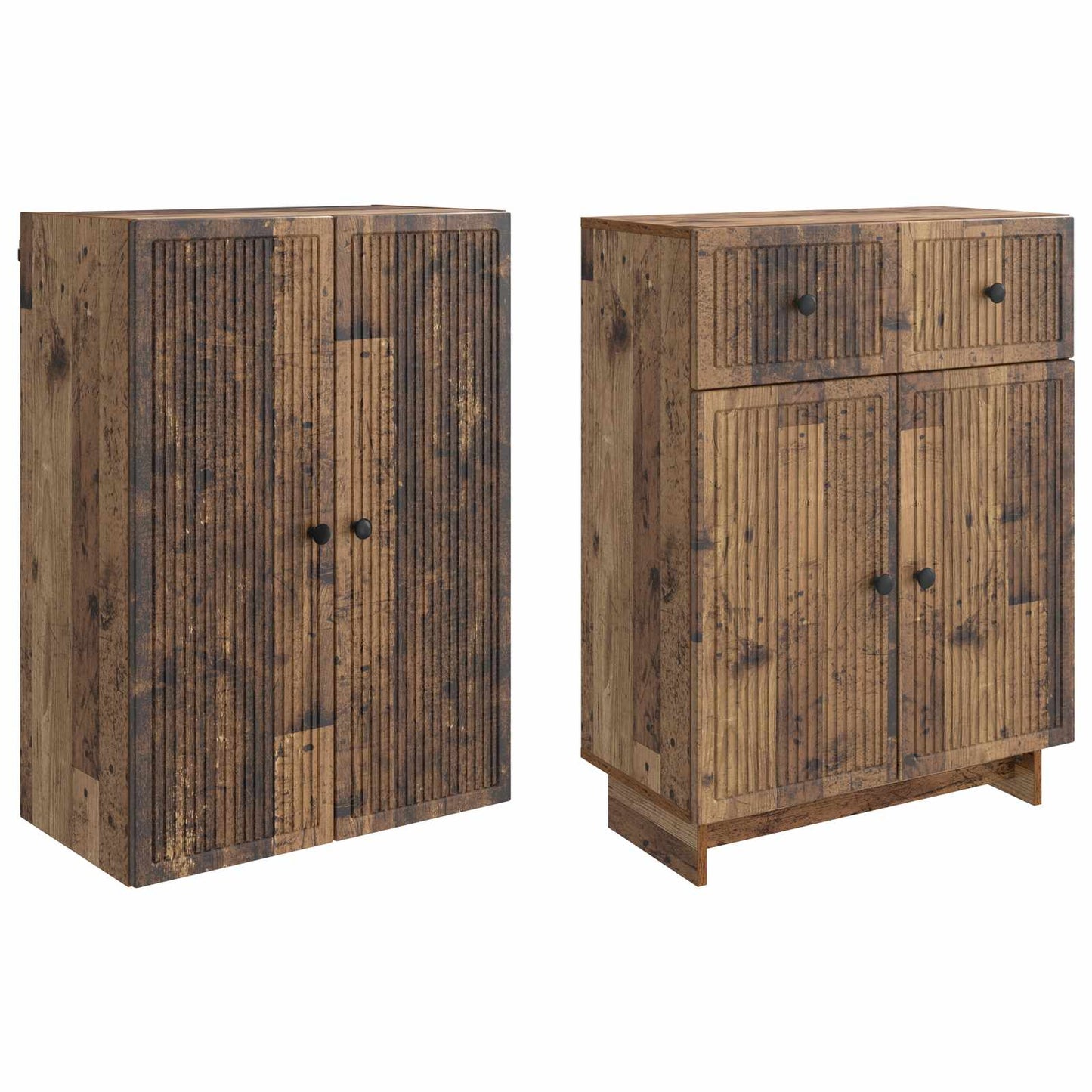 Skapsett 2 pcs 66 x 34,5 x 90 cm Konstruert tre