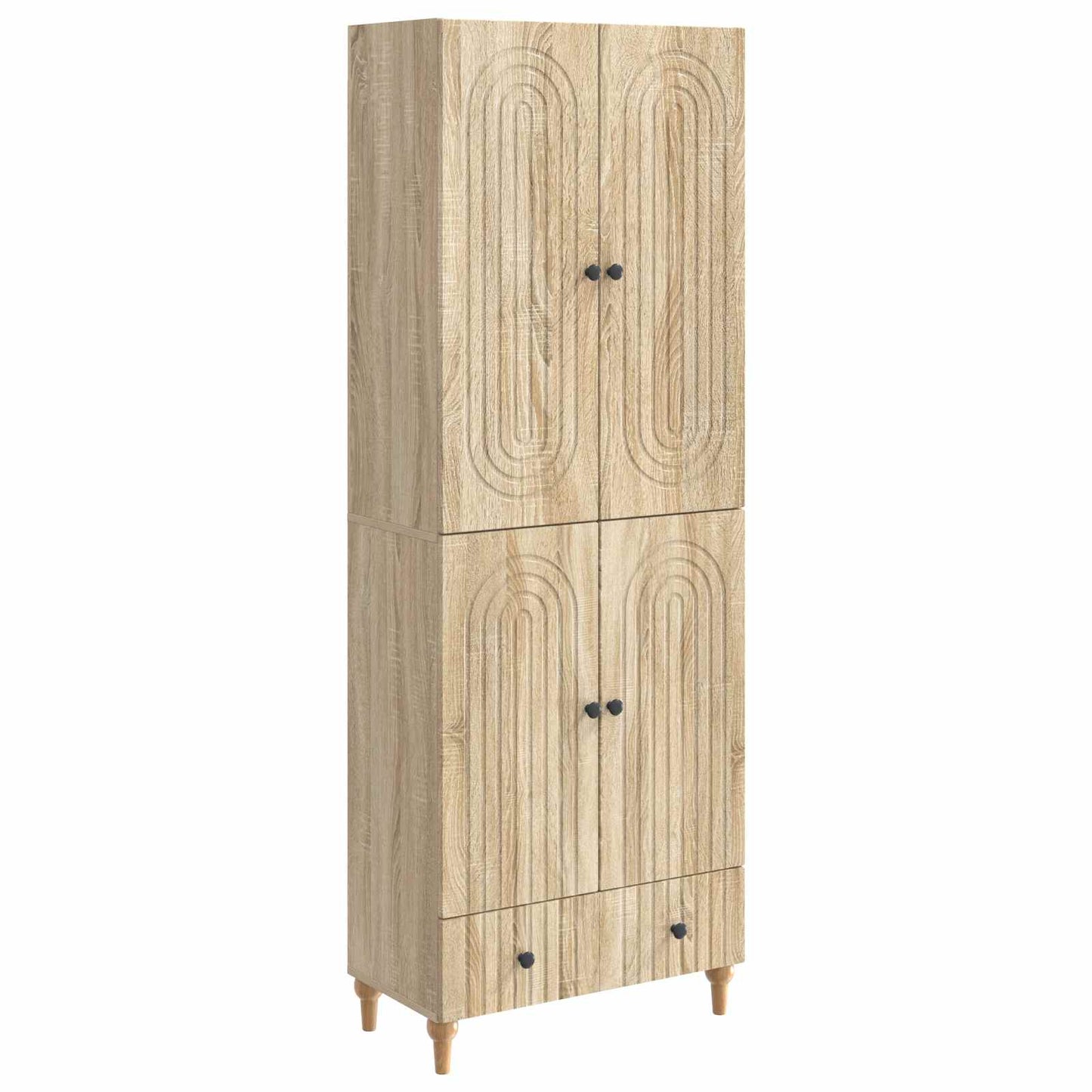 Skapsett 2 pcs 66 x 34,5 x 95 cm Konstruert tre