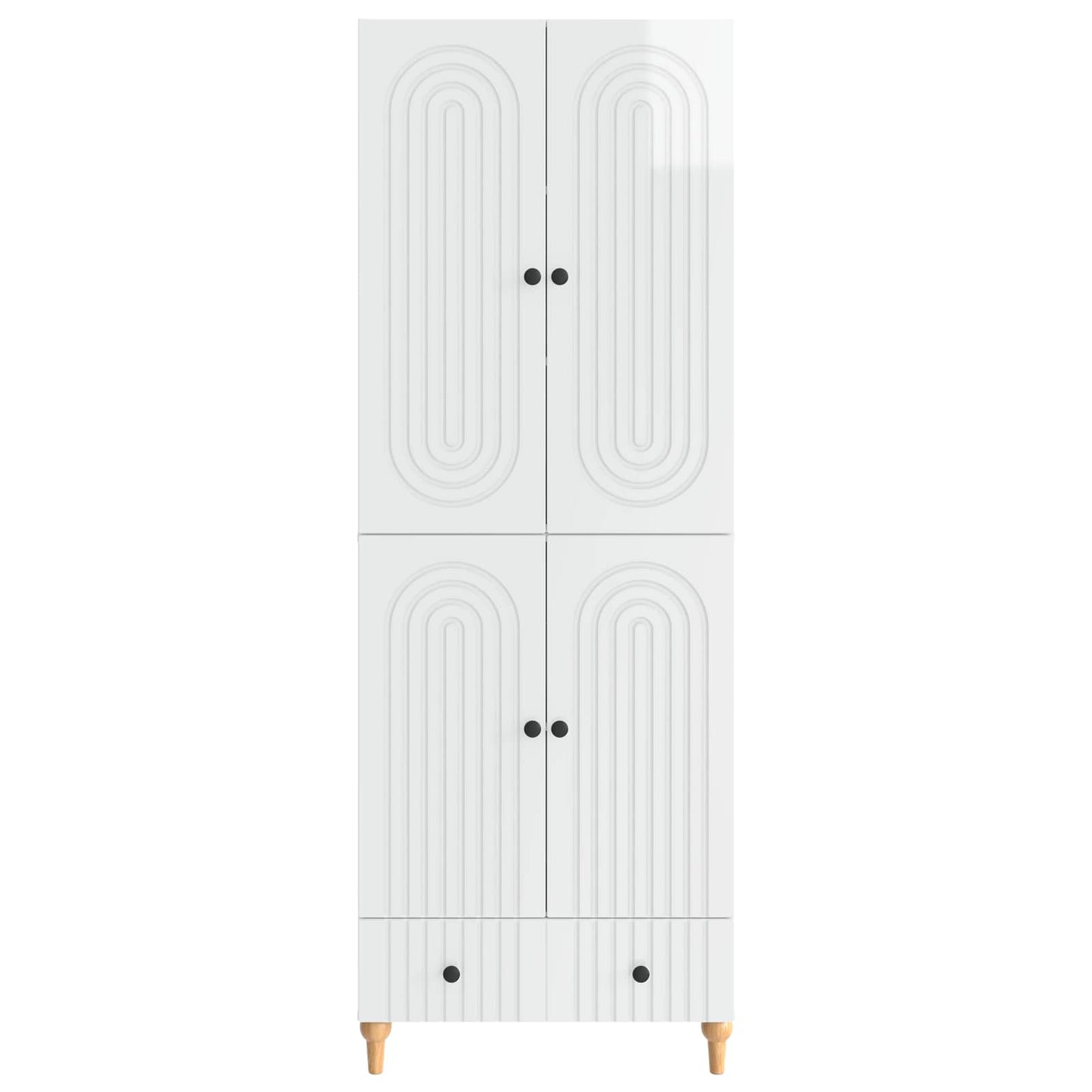 Skapsett 2 pcs 66 x 34,5 x 95 cm Konstruert tre