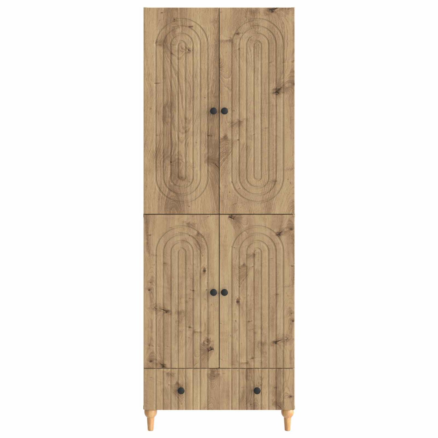 Skapsett 2 pcs 66 x 34,5 x 95 cm Konstruert tre