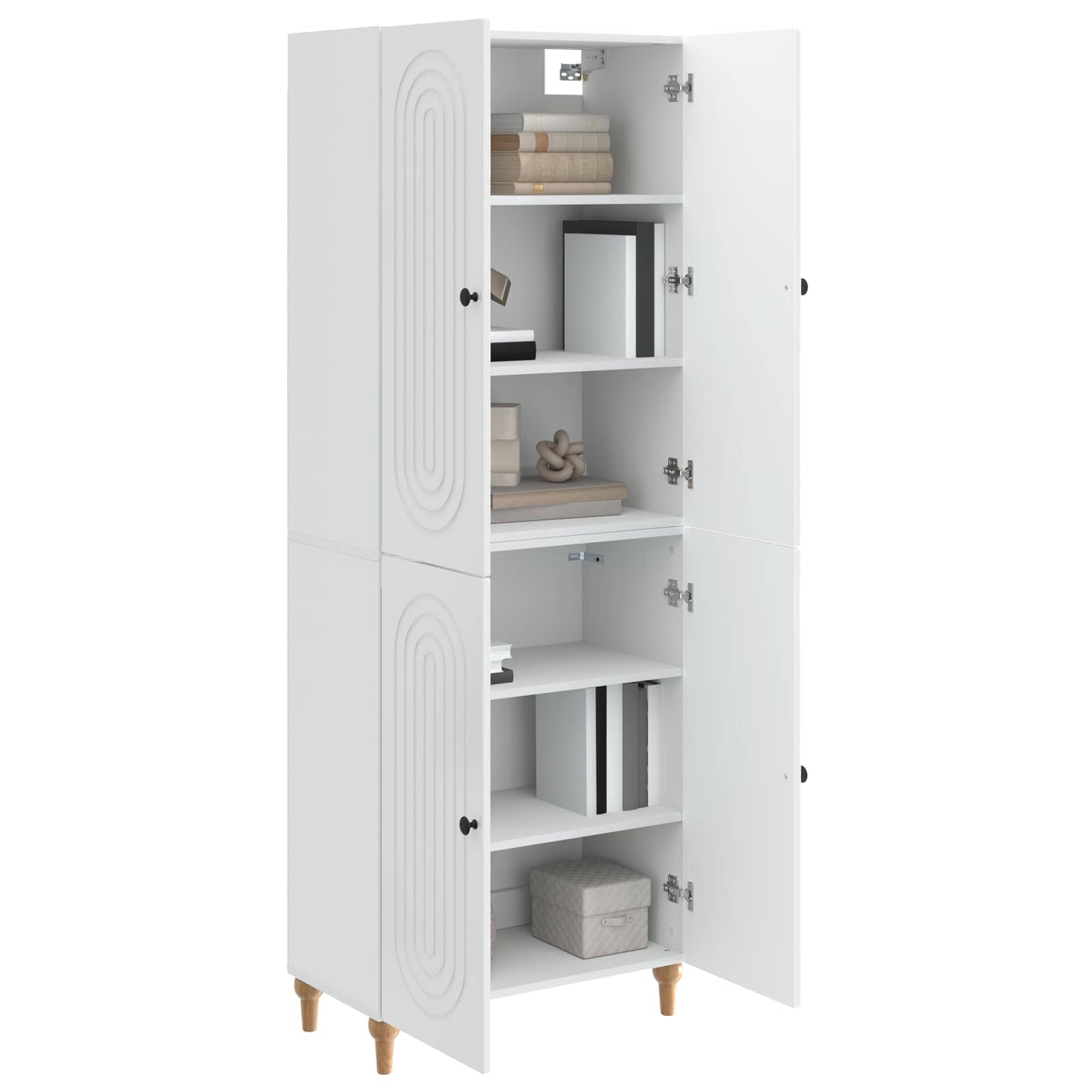 Skapsett 2 pcs 66 x 34,5 x 90 cm Konstruert tre