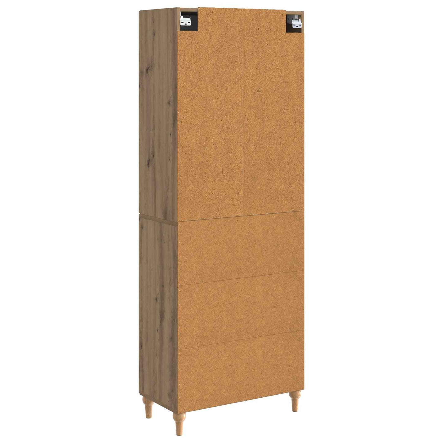 Skapsett 2 pcs 66 x 34,5 x 90 cm Konstruert tre
