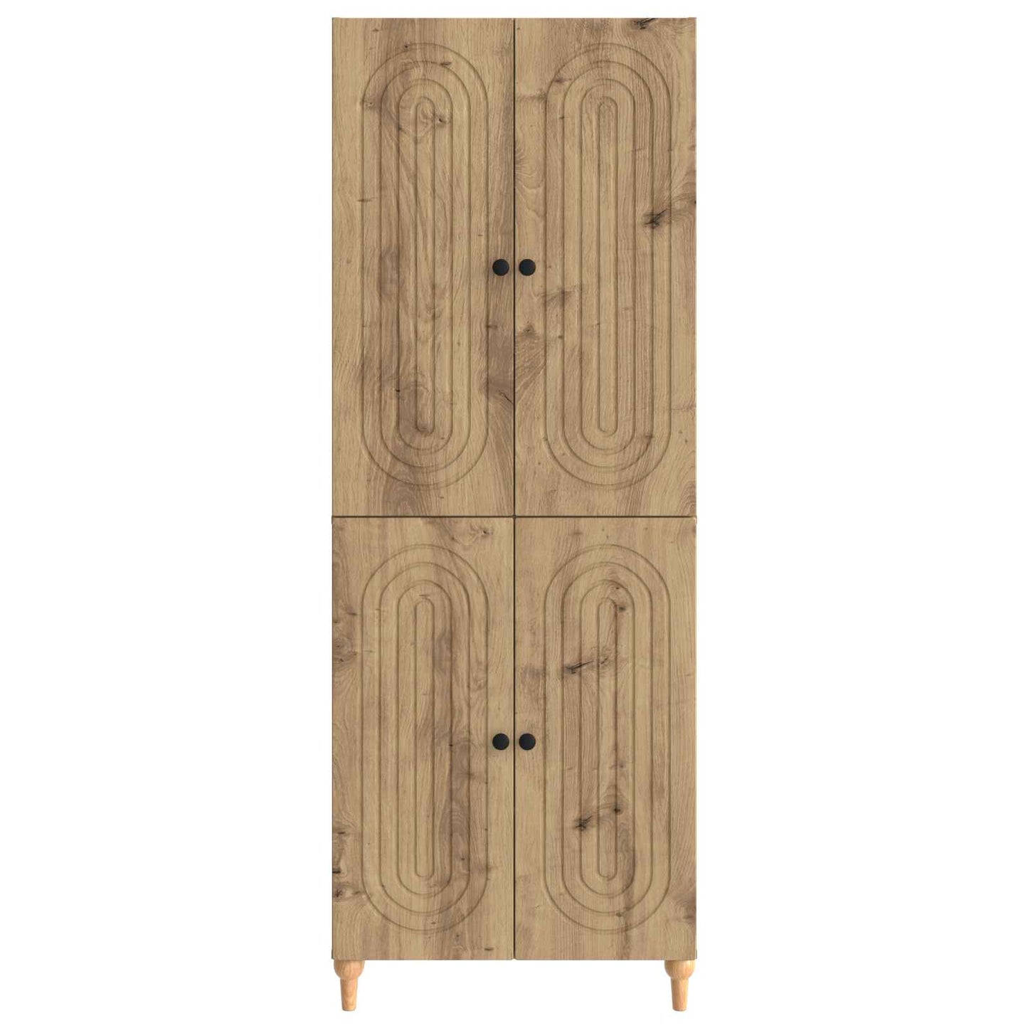 Skapsett 2 pcs 66 x 34,5 x 90 cm Konstruert tre