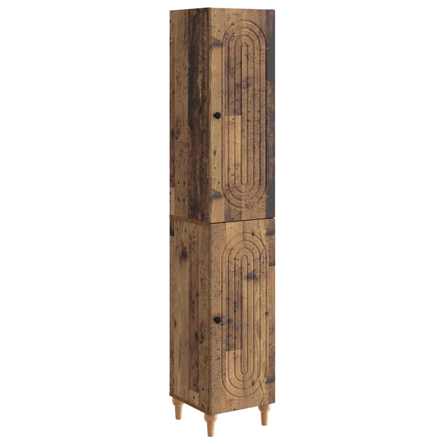 Skapsett 2 pcs Gammelt tre Konstruert tre