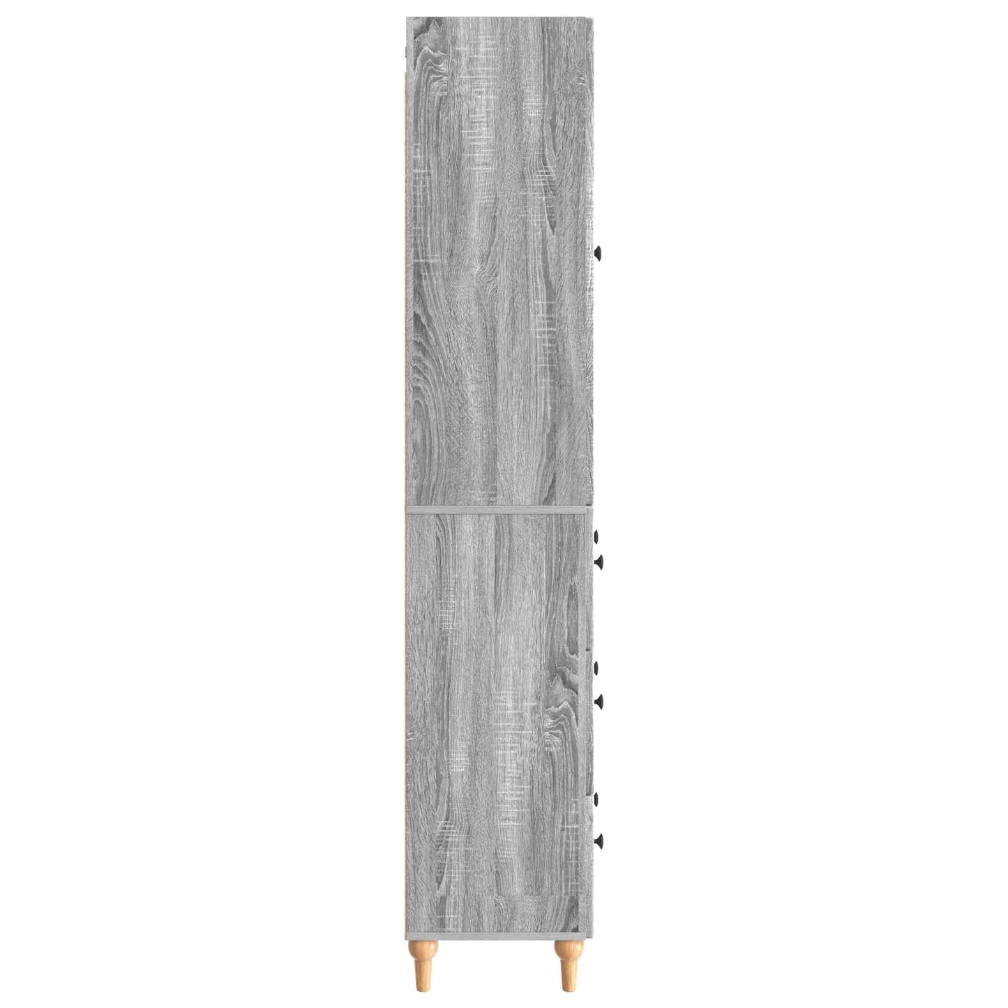 Skapsett 2 pcs Grå Sonoma 66 x 34,5 x 90 cm Konstruert tre