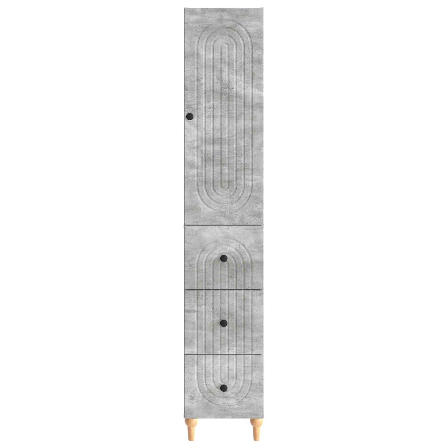 Skapsett 2 pcs 33 x 34,5 x 90 cm Konstruert tre