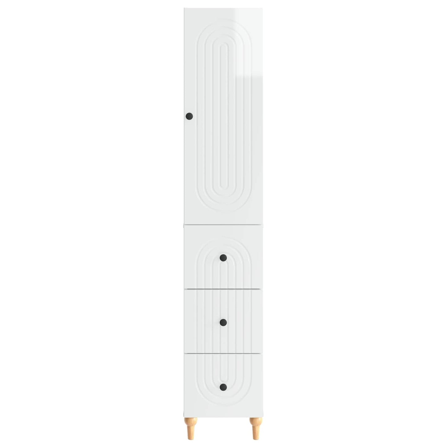 Skapsett 2 pcs 33 x 34,5 x 90 cm Konstruert tre