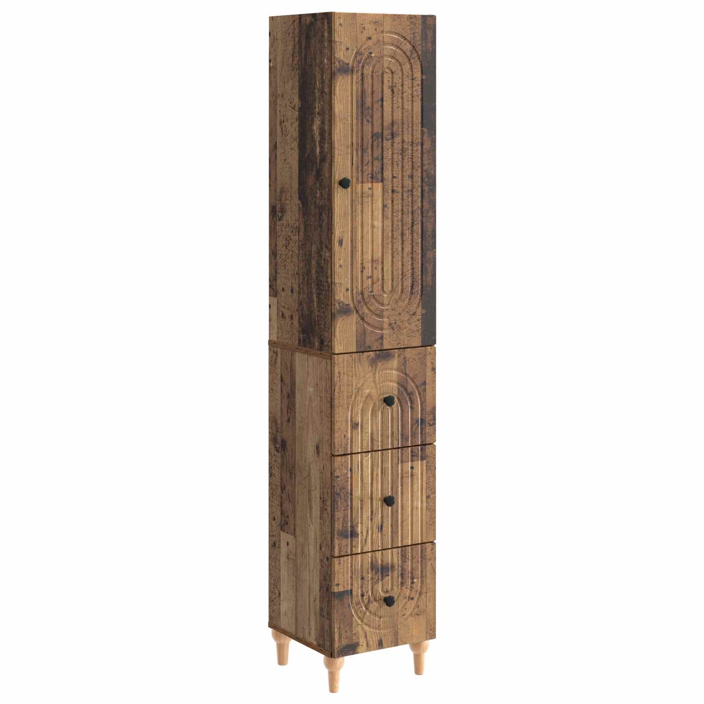 Skapsett 2 pcs 33 x 34,5 x 90 cm Konstruert tre