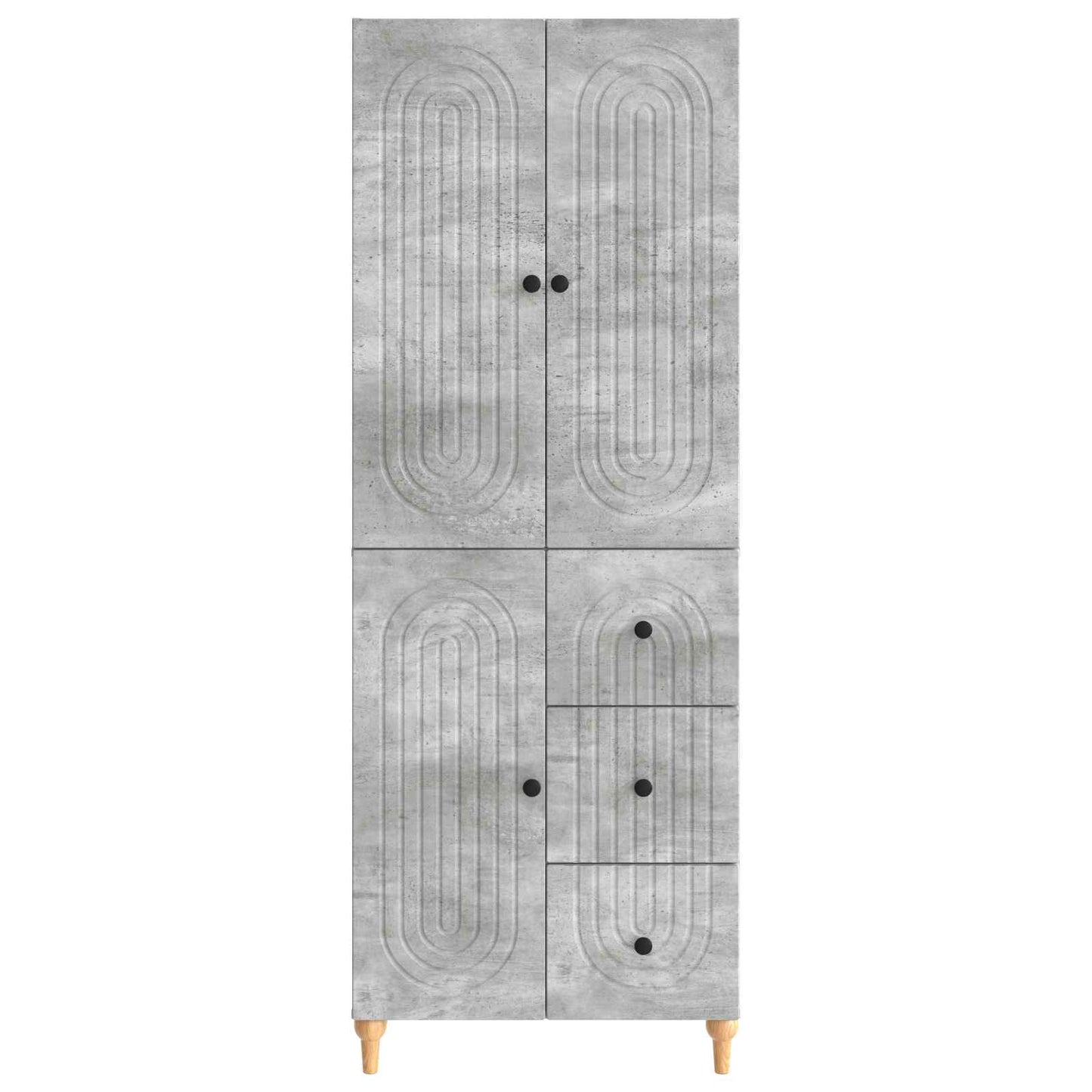 Skapsett 2 pcs 66 x 34,5 x 90 cm Konstruert tre