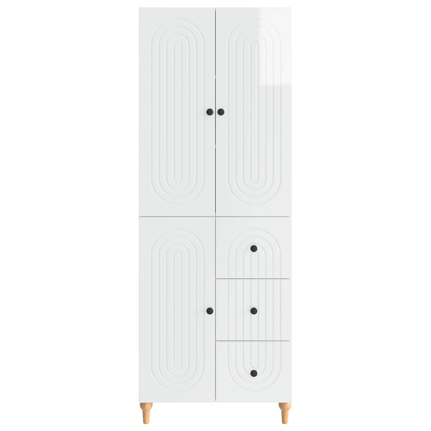 Skapsett 2 pcs 66 x 34,5 x 90 cm Konstruert tre
