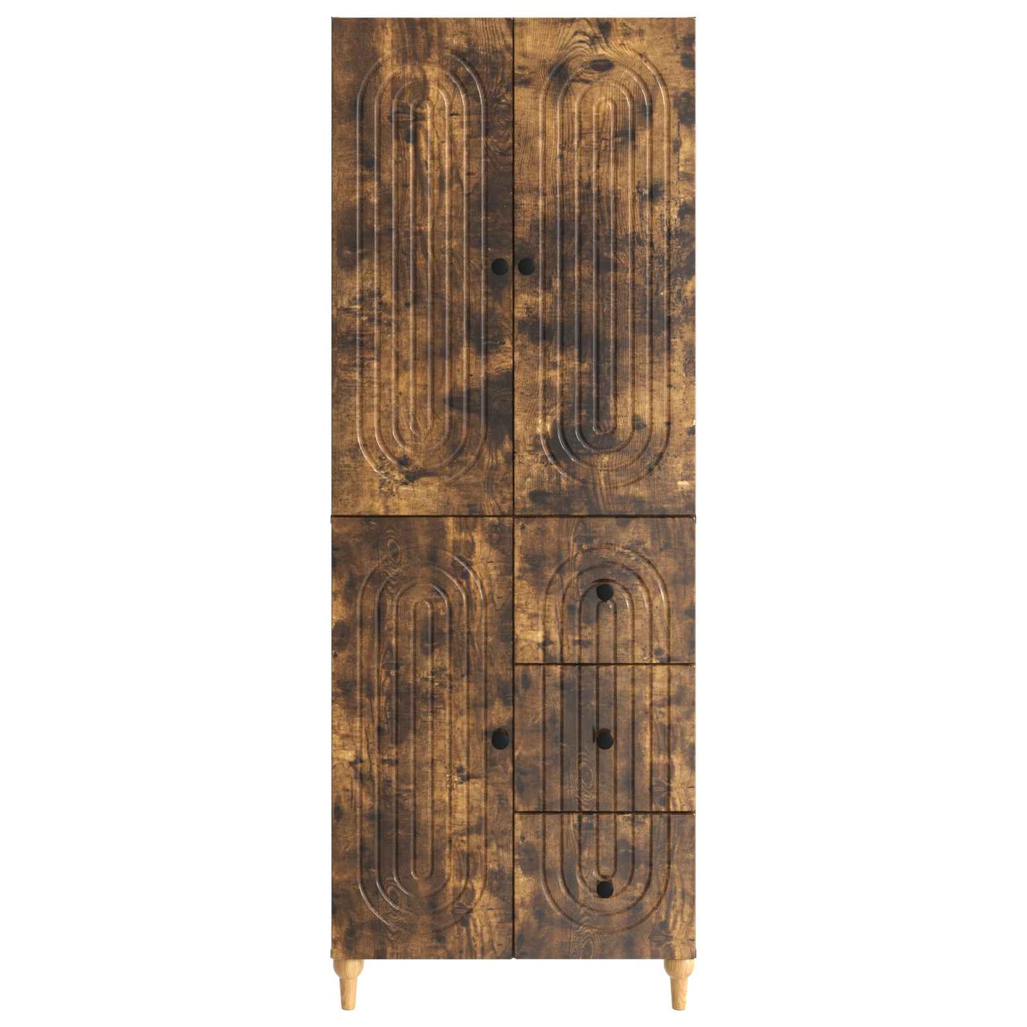 Skapsett 2 pcs 66 x 34,5 x 90 cm Konstruert tre
