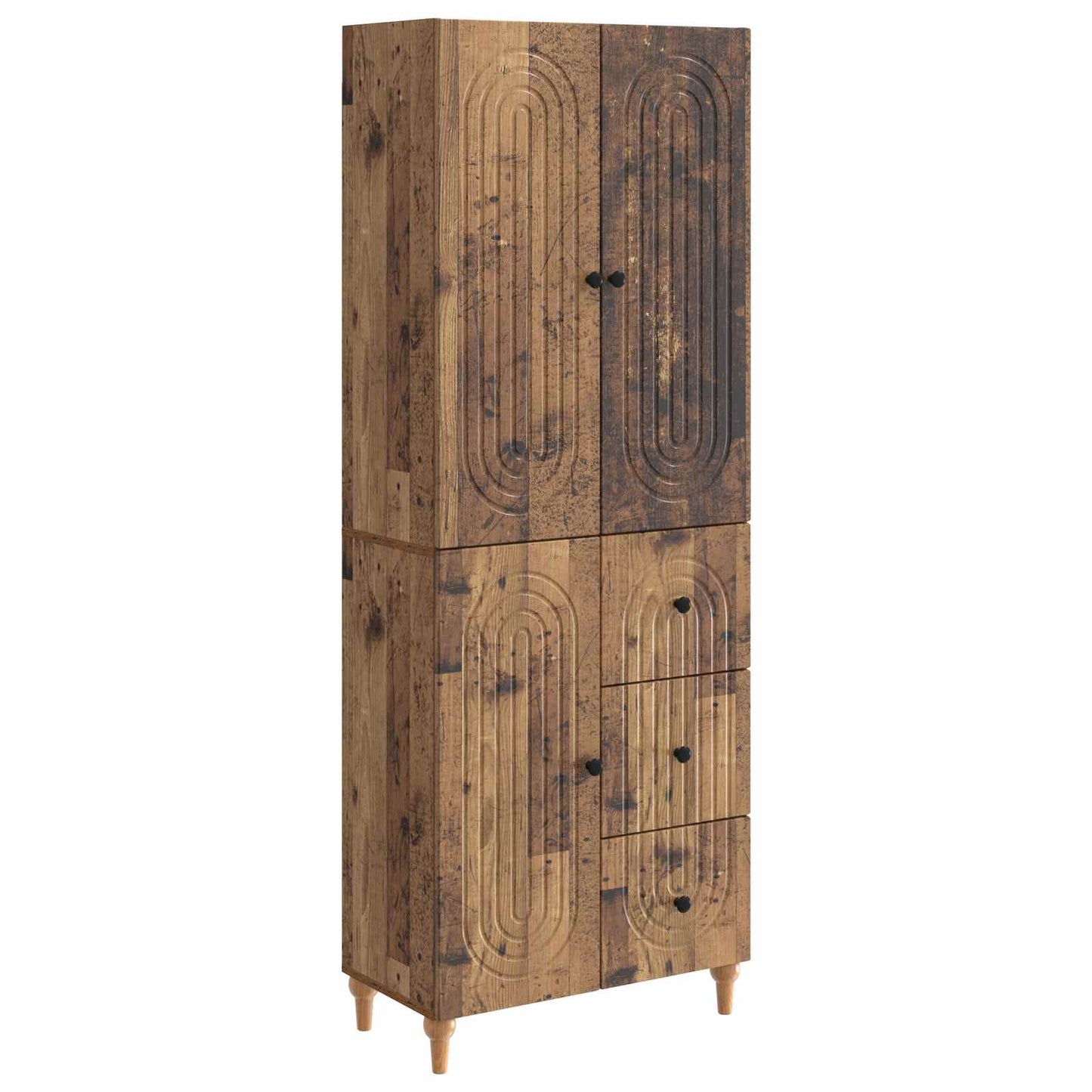 Skapsett 2 pcs 66 x 34,5 x 90 cm Konstruert tre